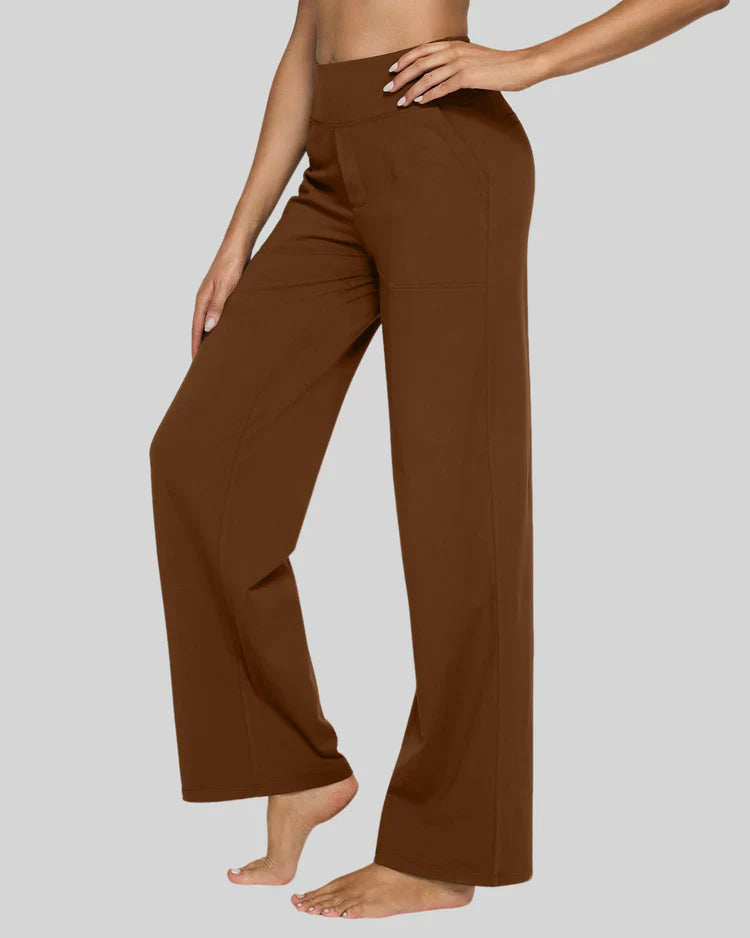 Loose High-Rise Business Casual Pants