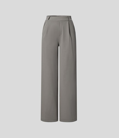 High Waisted - Wide Leg Formal Pants